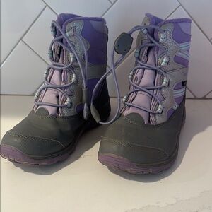 Merrell Kids' Purple and Gray Boots